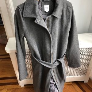 XS Gap grey maternity coat